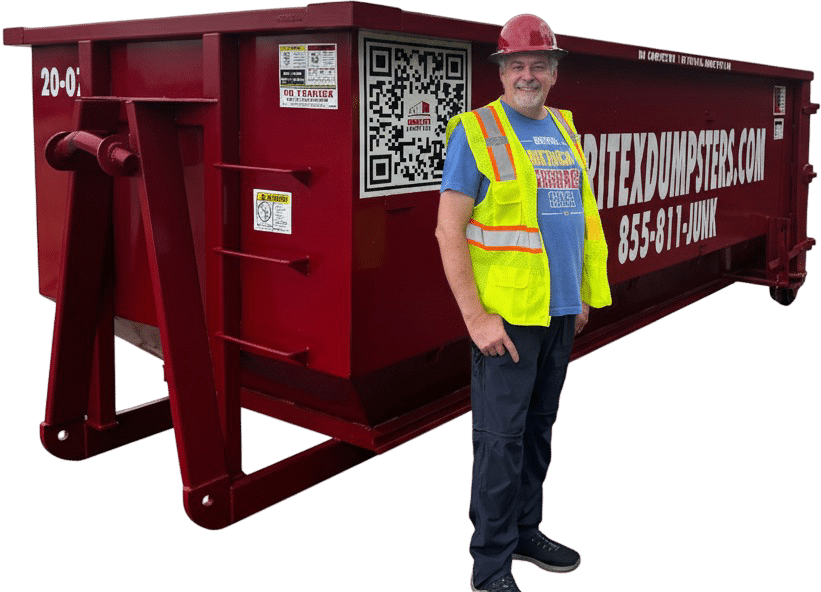 20 yard roll off dumpster rental for construction and large cleanouts